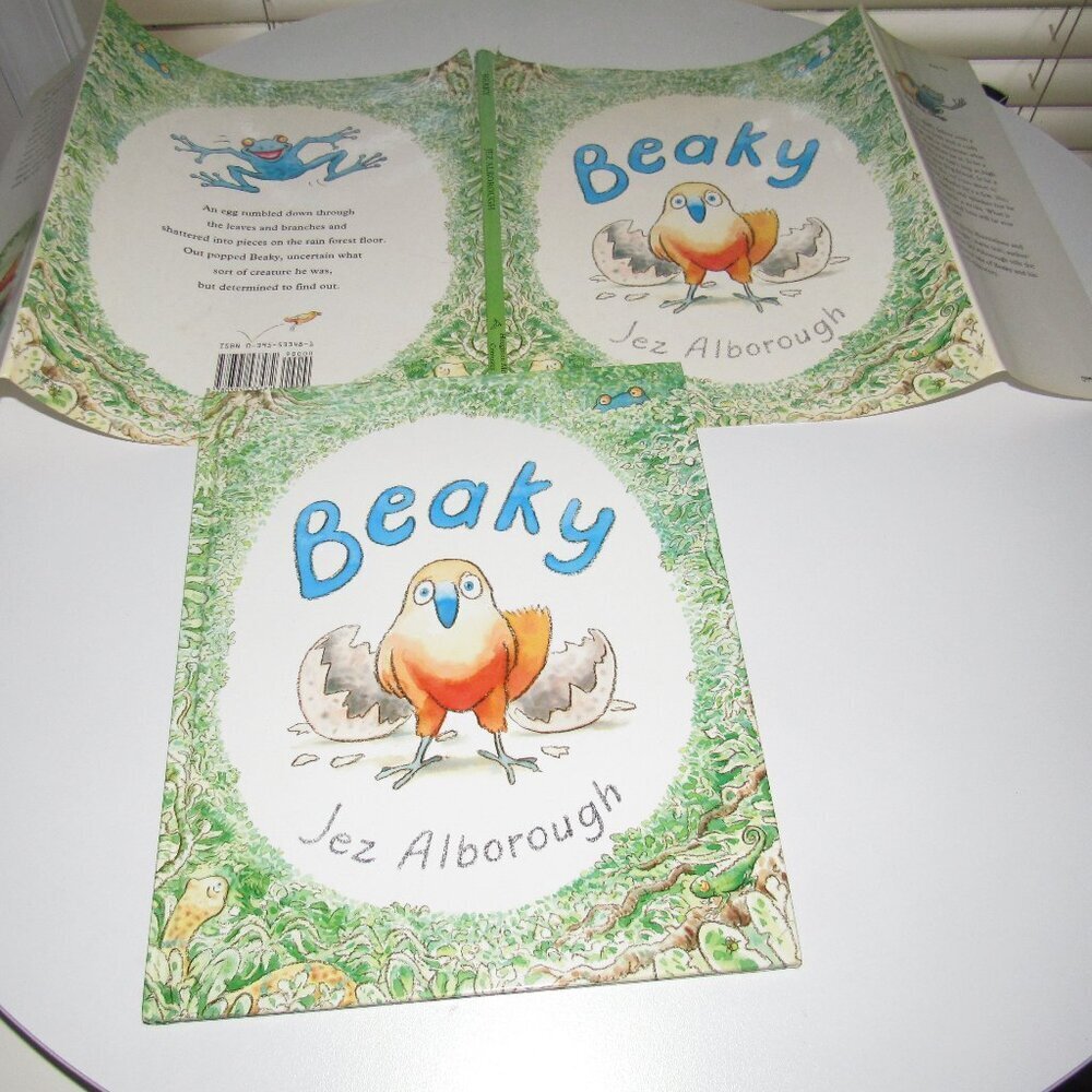 Beaky by Jez Alborough – 1990 First American Edition – Hardcover Picture Book
